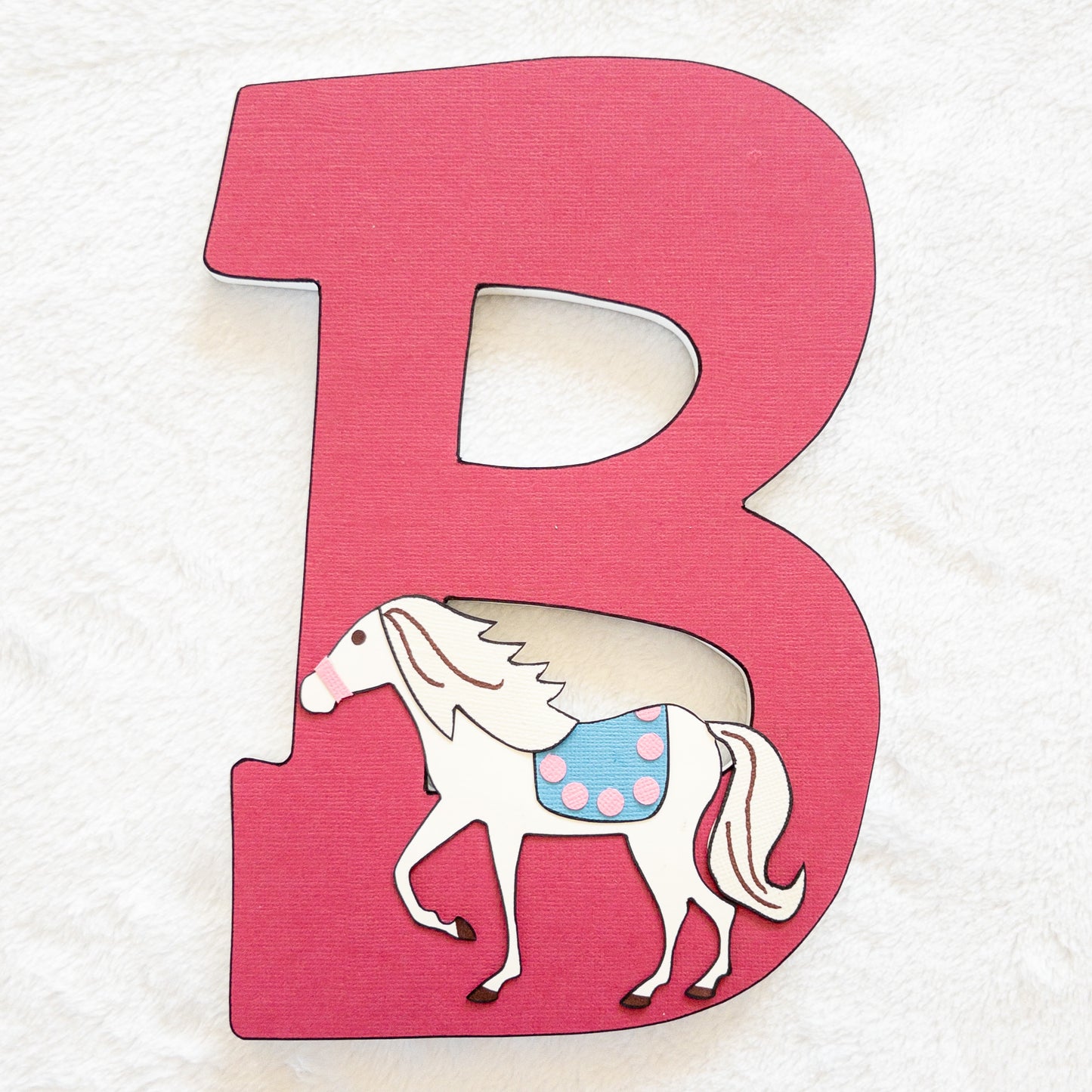 Equestrian Horse Custom Wood Letters