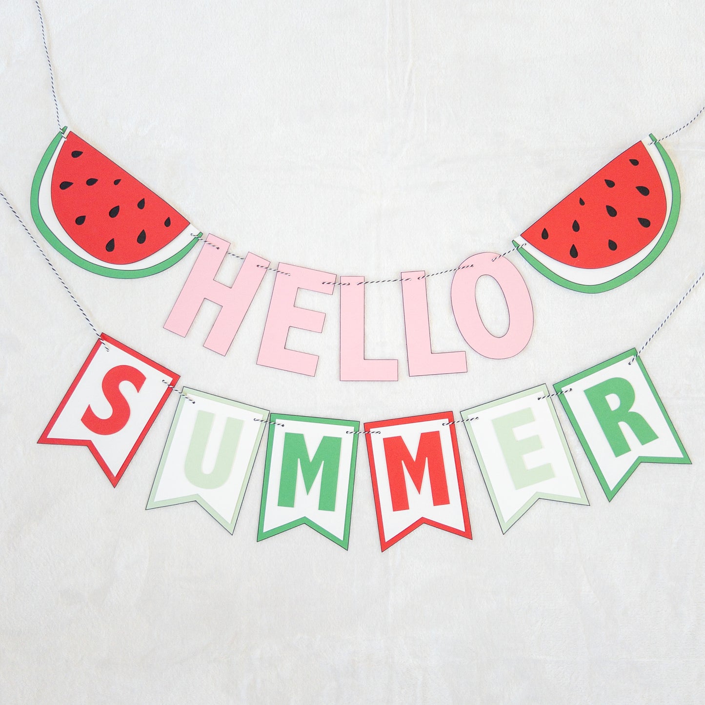 Hello Summer Paper Banner