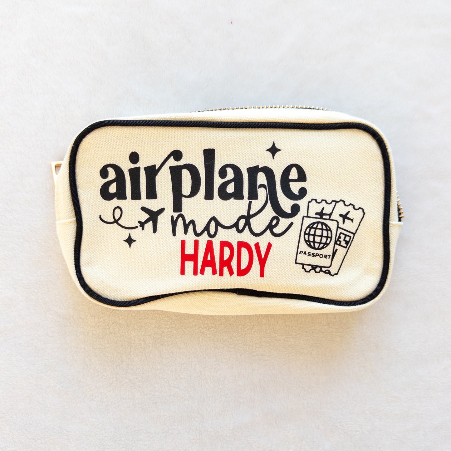 Personalized Canvas Passport Pouch