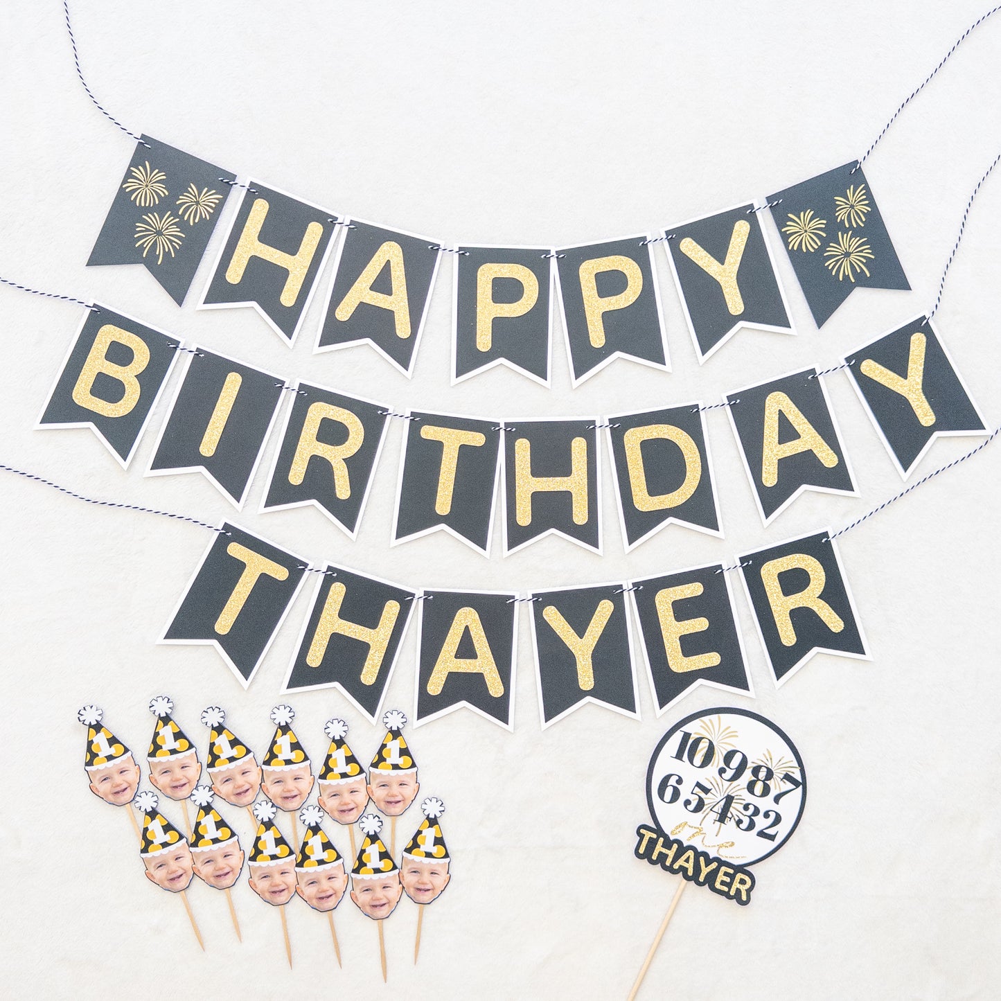 Happy New Years Eve Birthday Banner