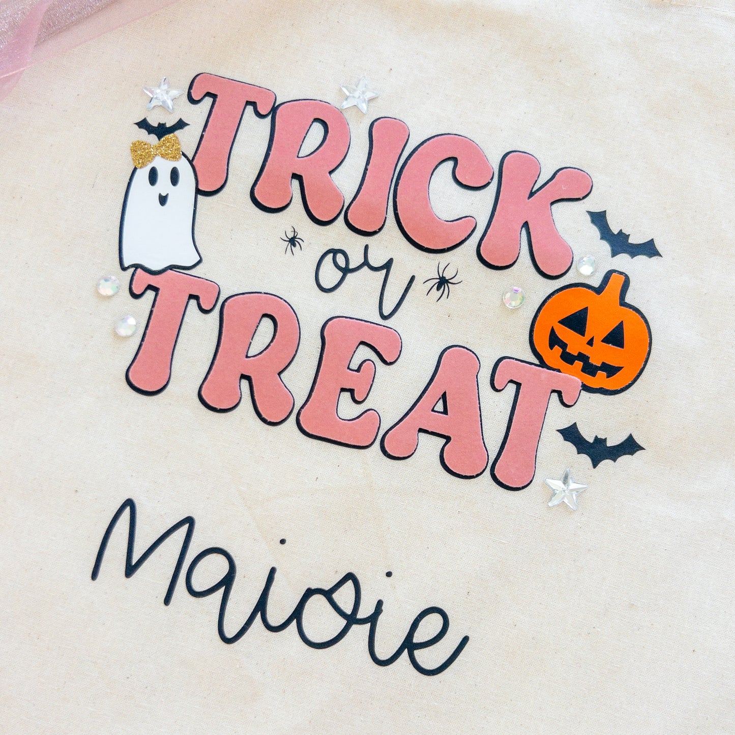 Personalized Trick or Treat Bag - Custom Halloween Bag for Kids