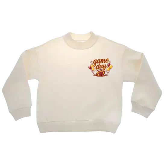 Mock Neck Game Day Sweatshirt