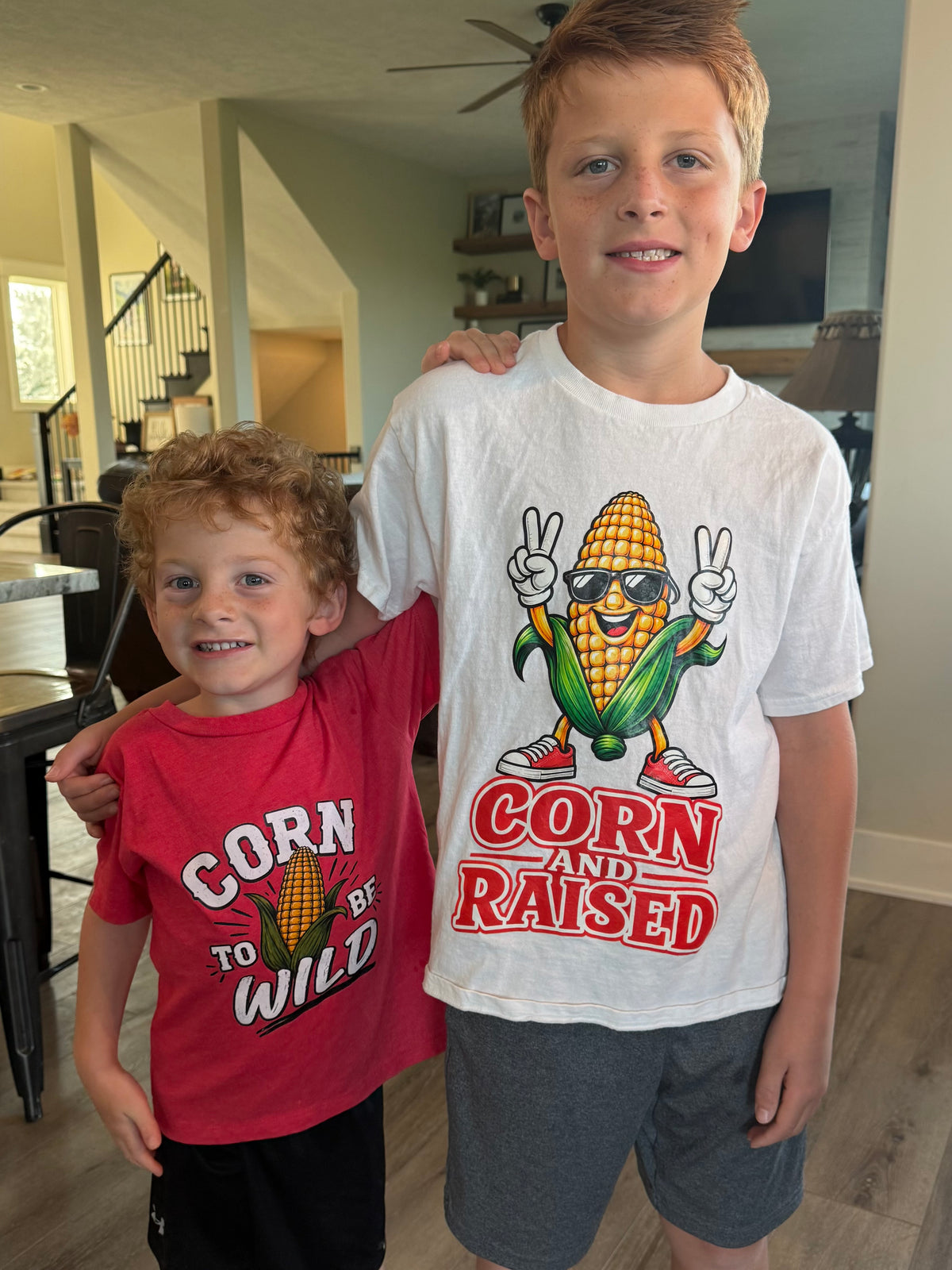 Youth “Corn and Raised” Graphic Tee