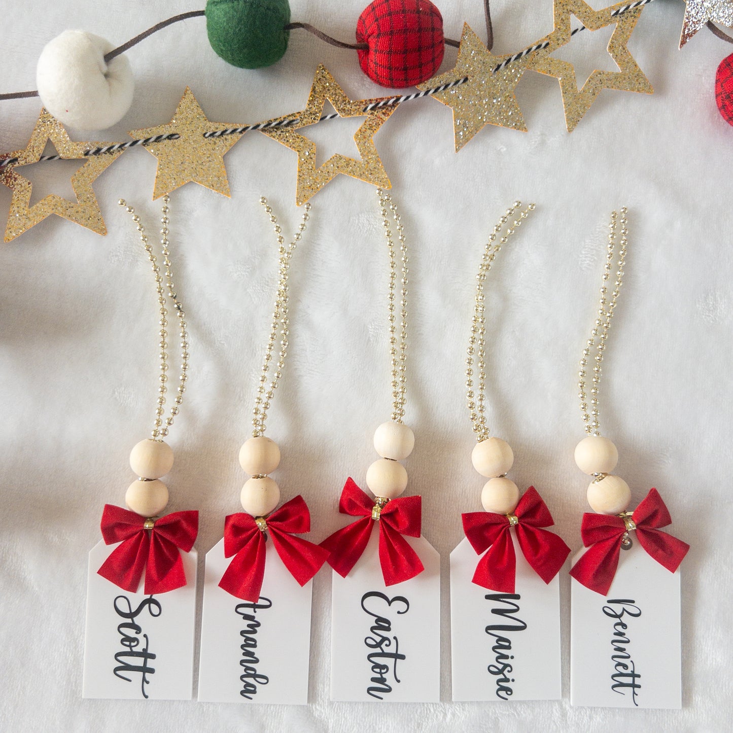 Personalized Christmas Stocking Tags