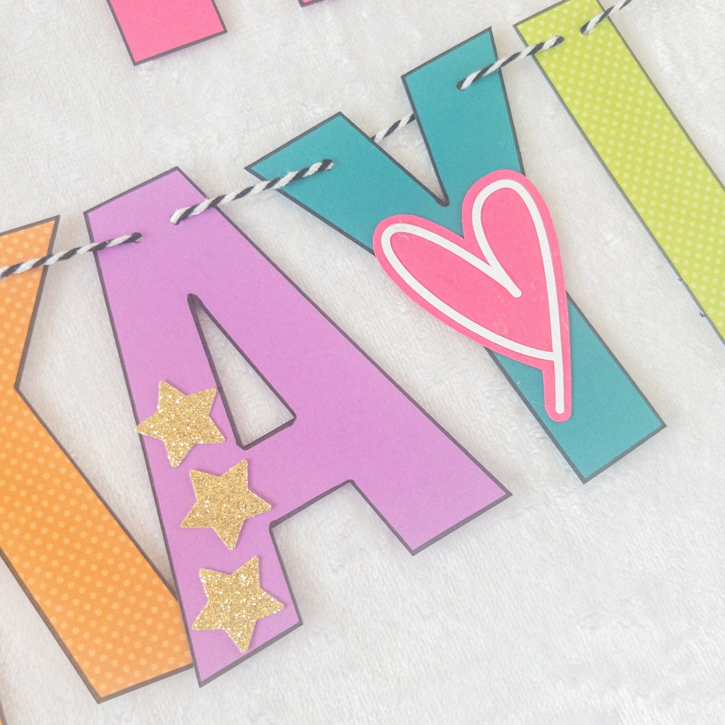 Dance Party Themed Birthday Banner