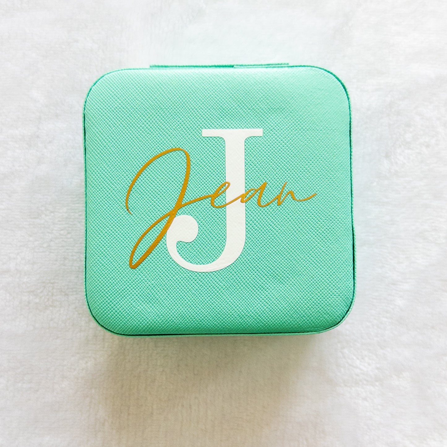 Personalized Travel Jewelry Case