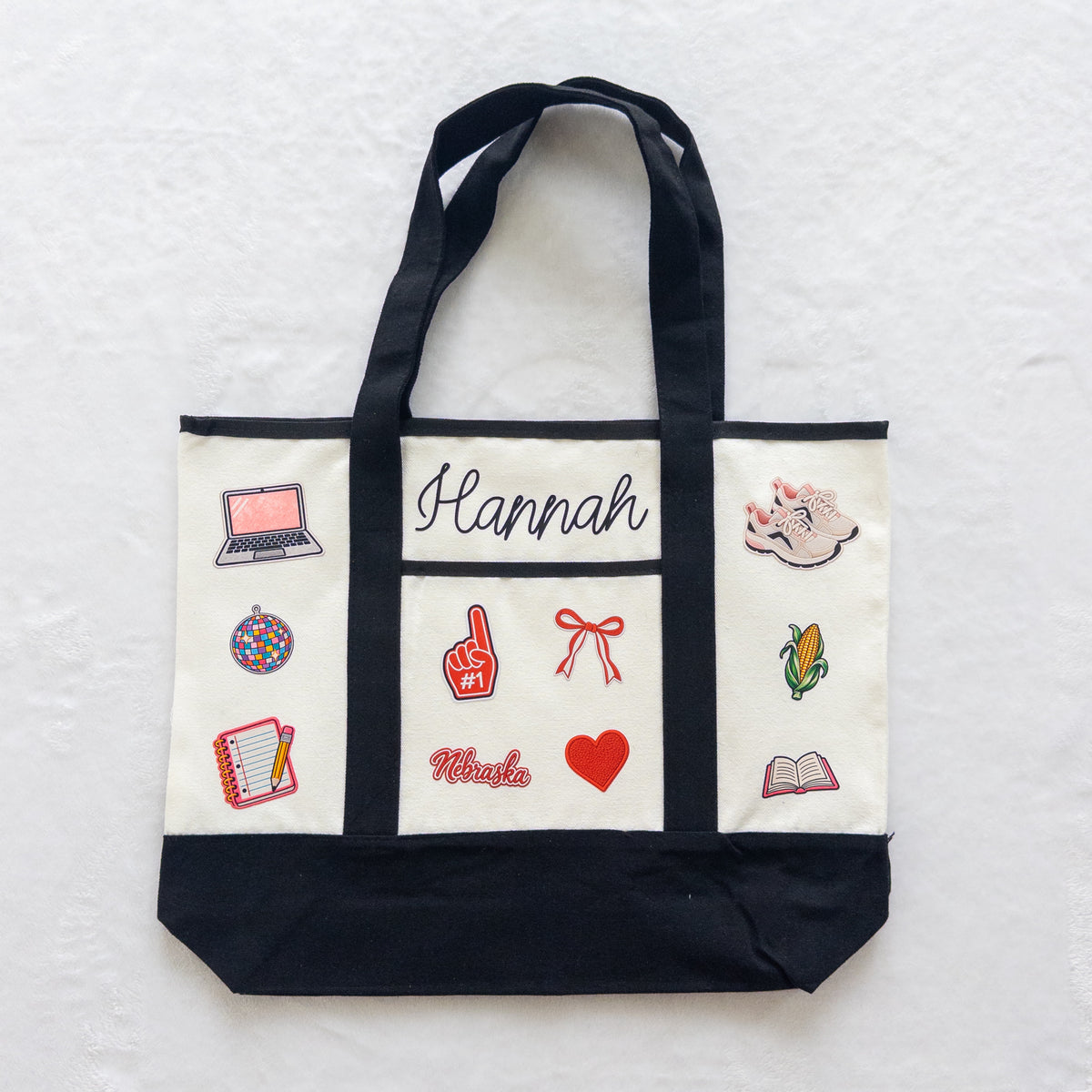 Custom Canvas Tote Bag Build Your Own ‘Patch’ Bag