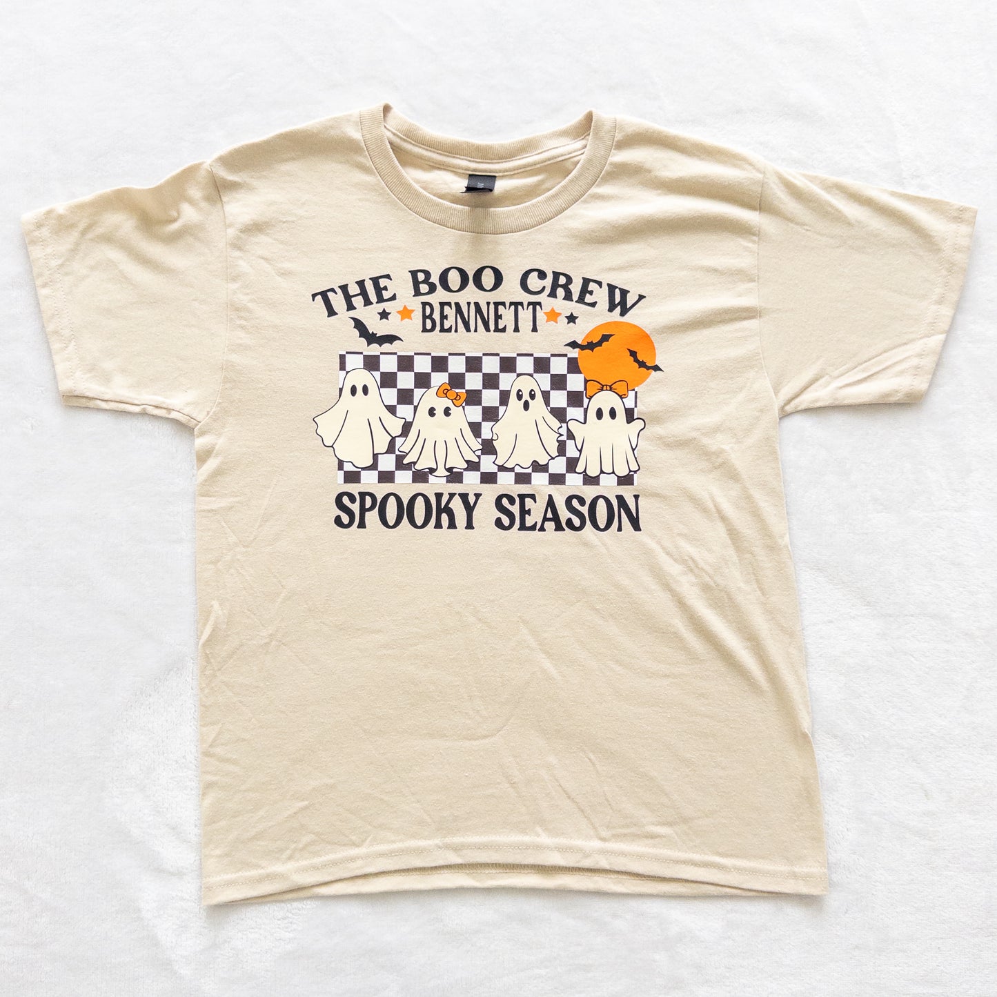 The Boo Crew Spooky Season Kids Halloween Shirt