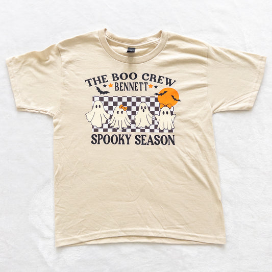 The Boo Crew Spooky Season Kids Halloween Shirt