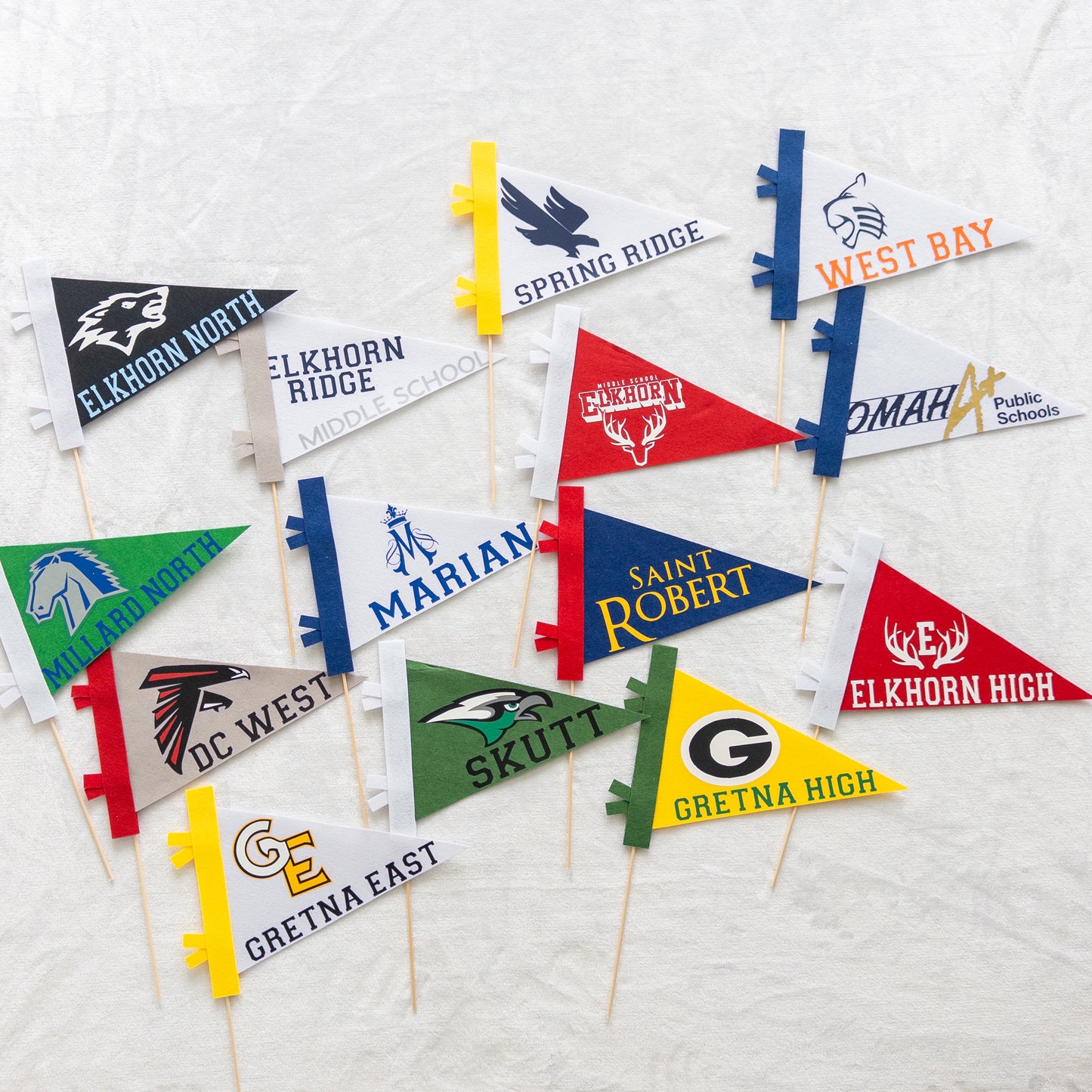 Custom Felt Pennant Flags