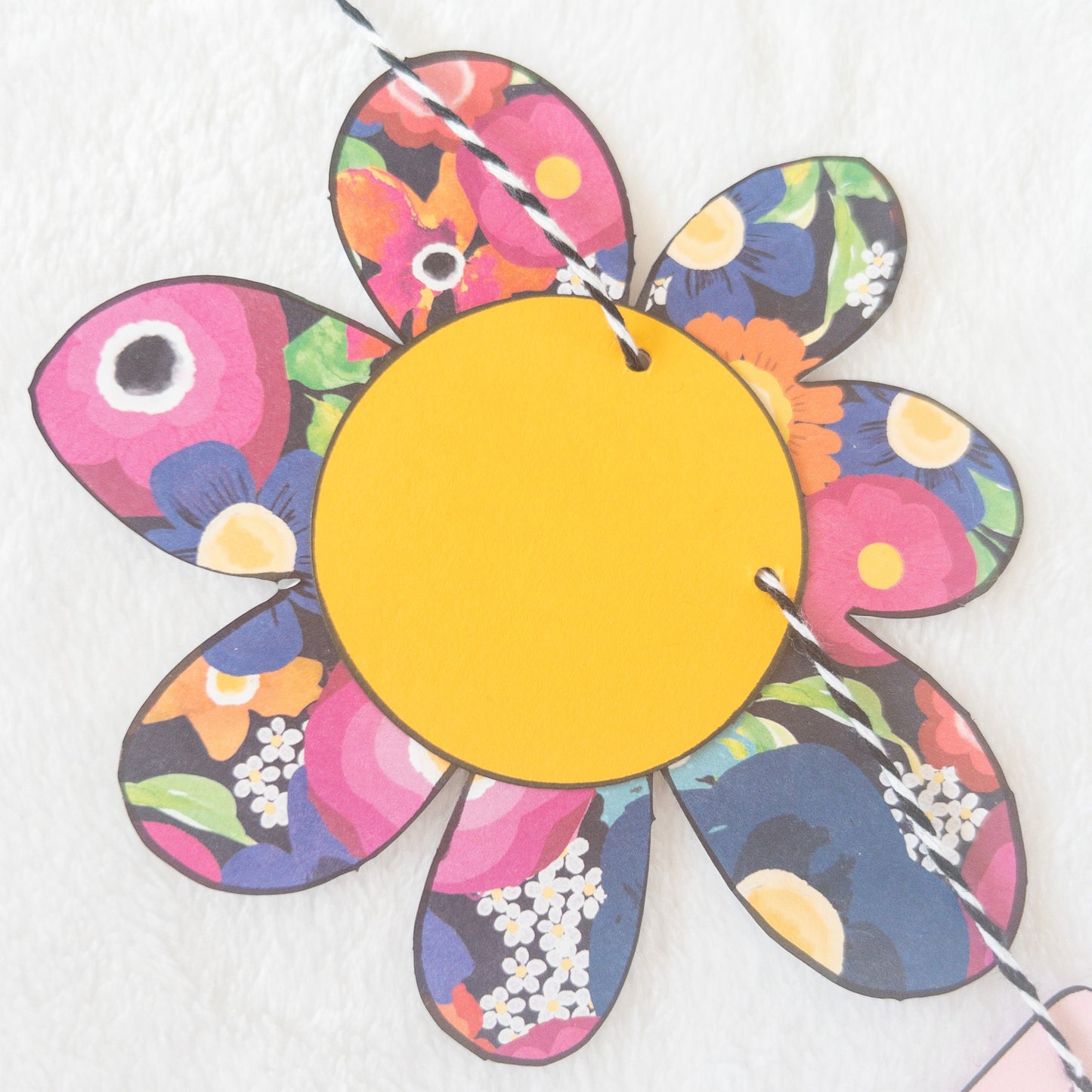 Happy Spring Paper Banner