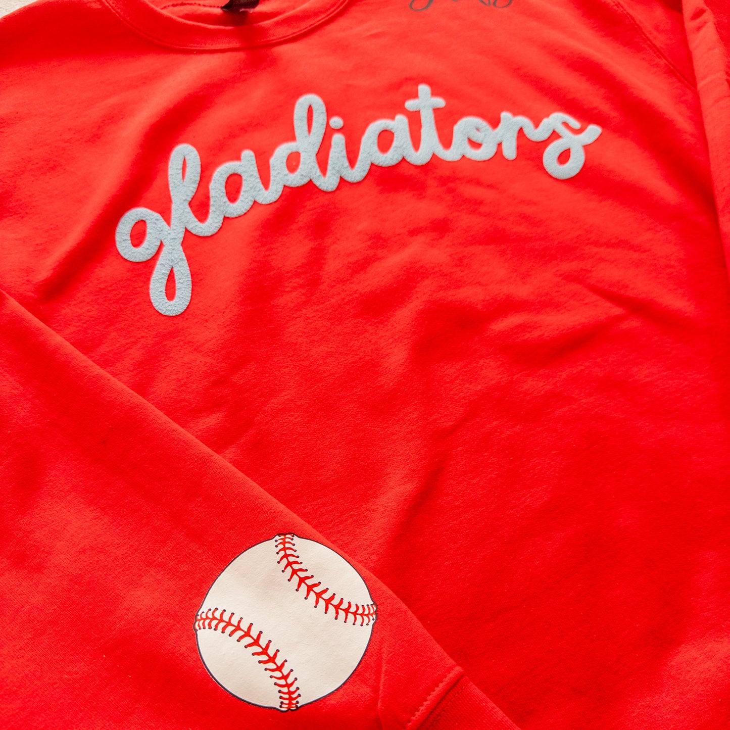Baseball Sleeve Add-On for Sweatshirts