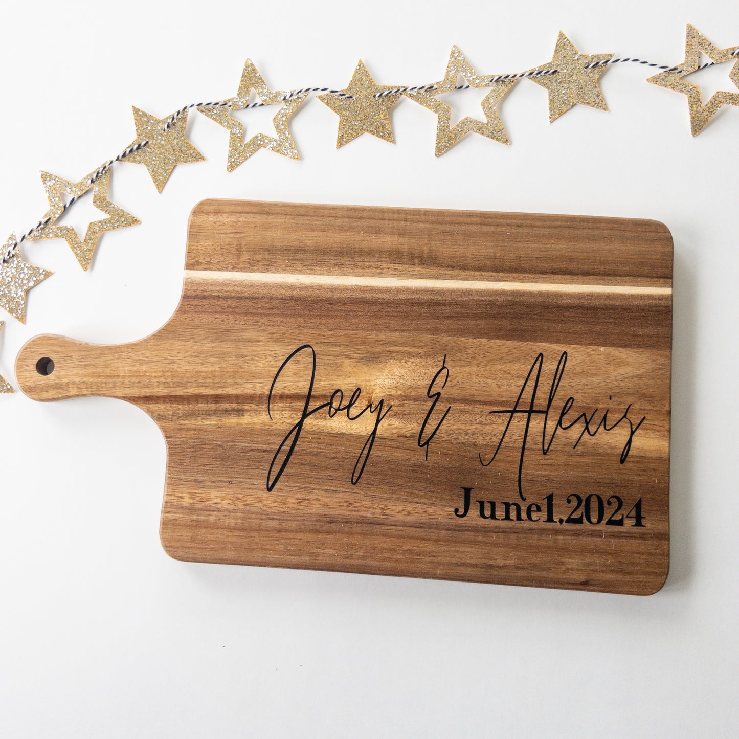 Personalized Wood Board Decor for Wedding or Shower Gift