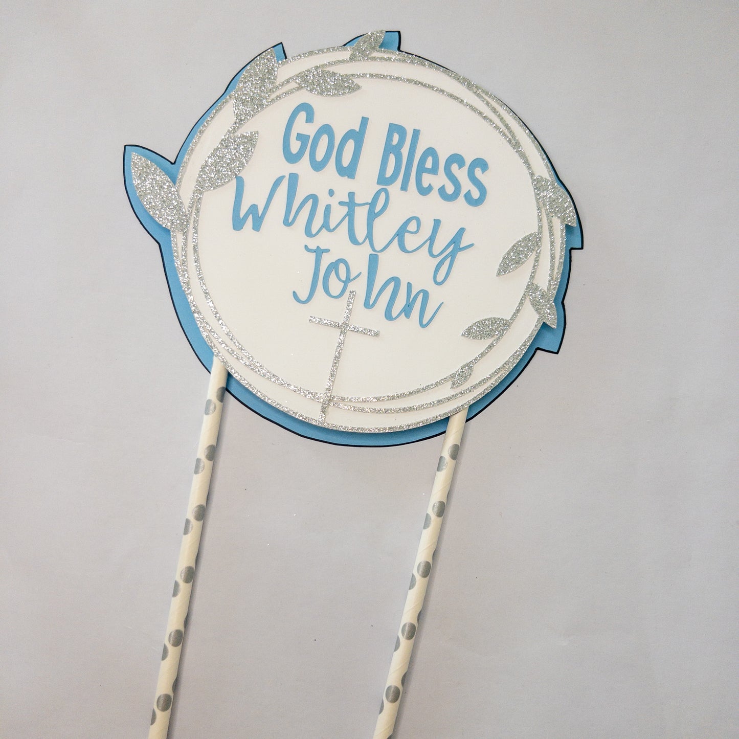 Baptism Christening Cake Topper