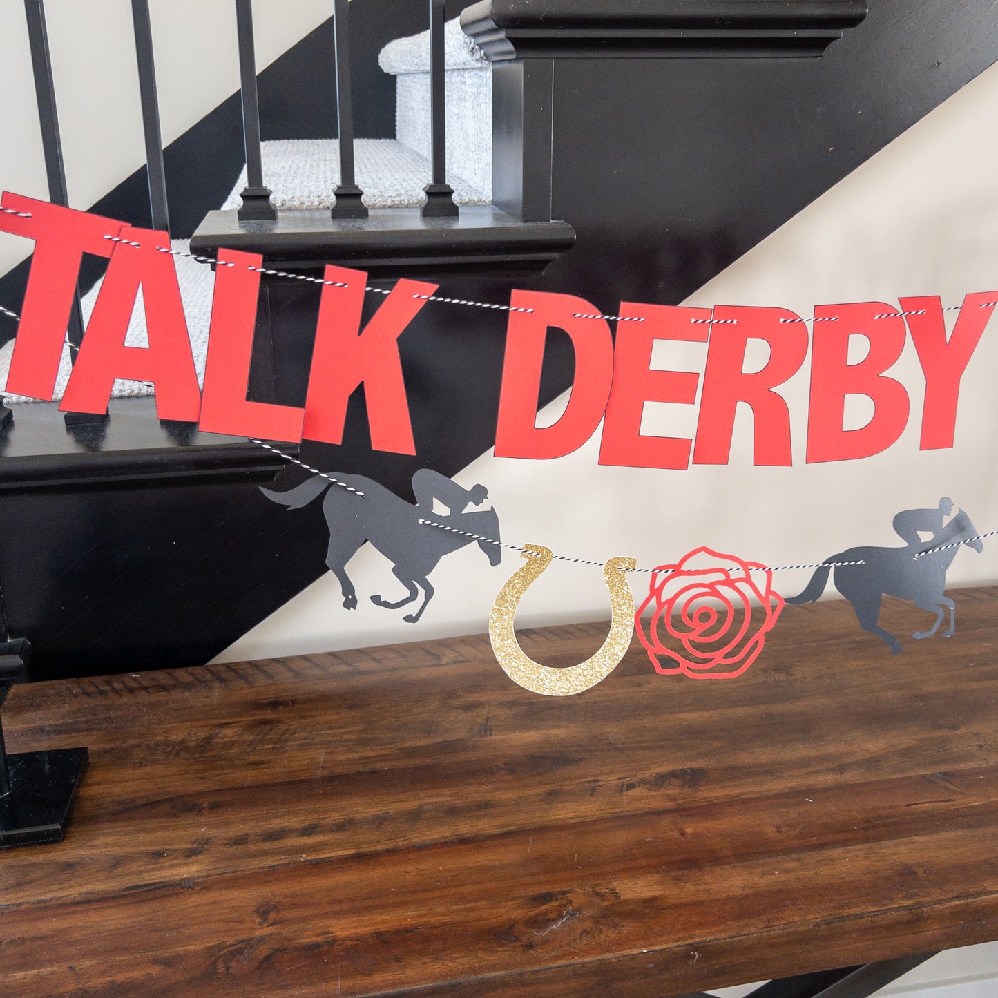 Talk Derby to Me Kentucky Derby Banner