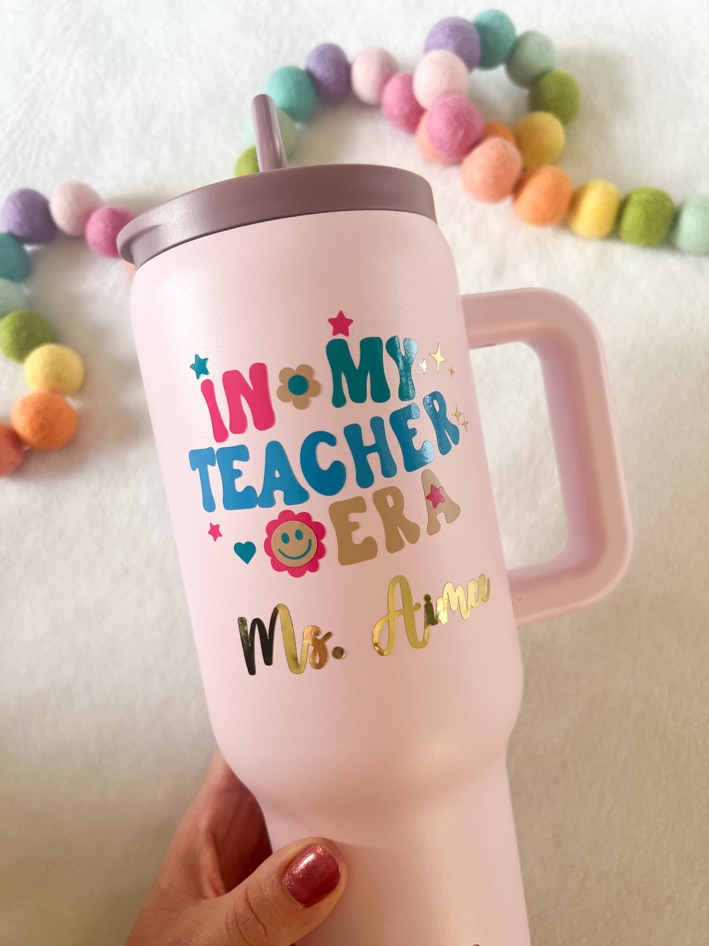 Teacher Tumbler Personalized Vinyl