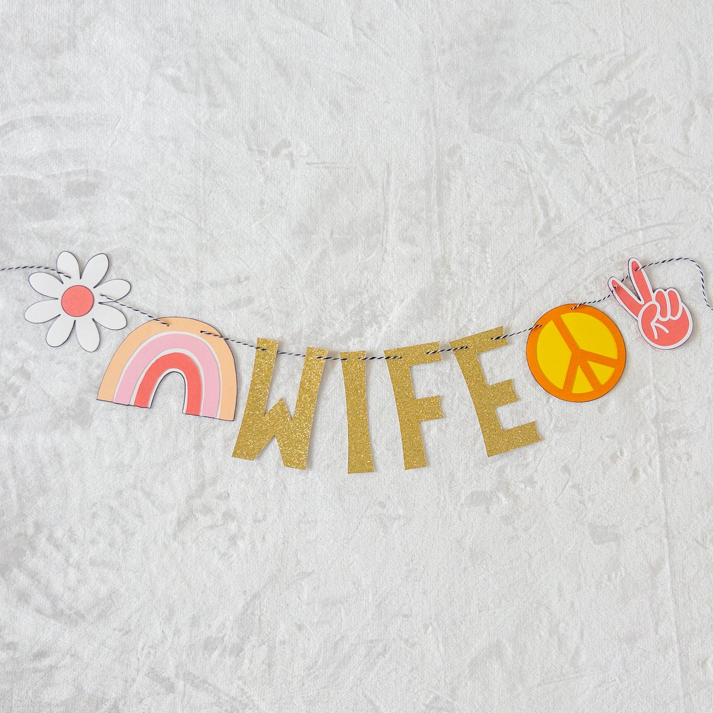 Wife of the Party Wedding Shower Bachelorette Banner