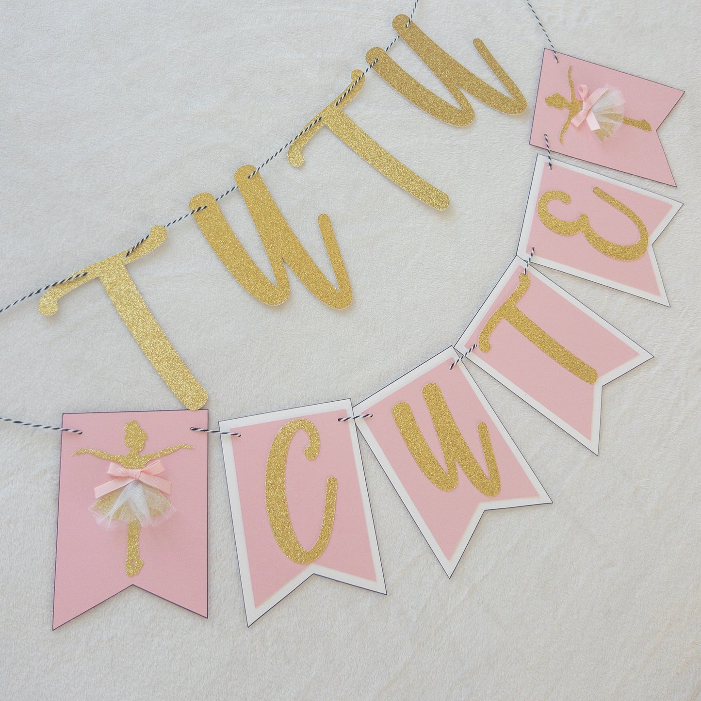 Tutu Cute Birthday Banner