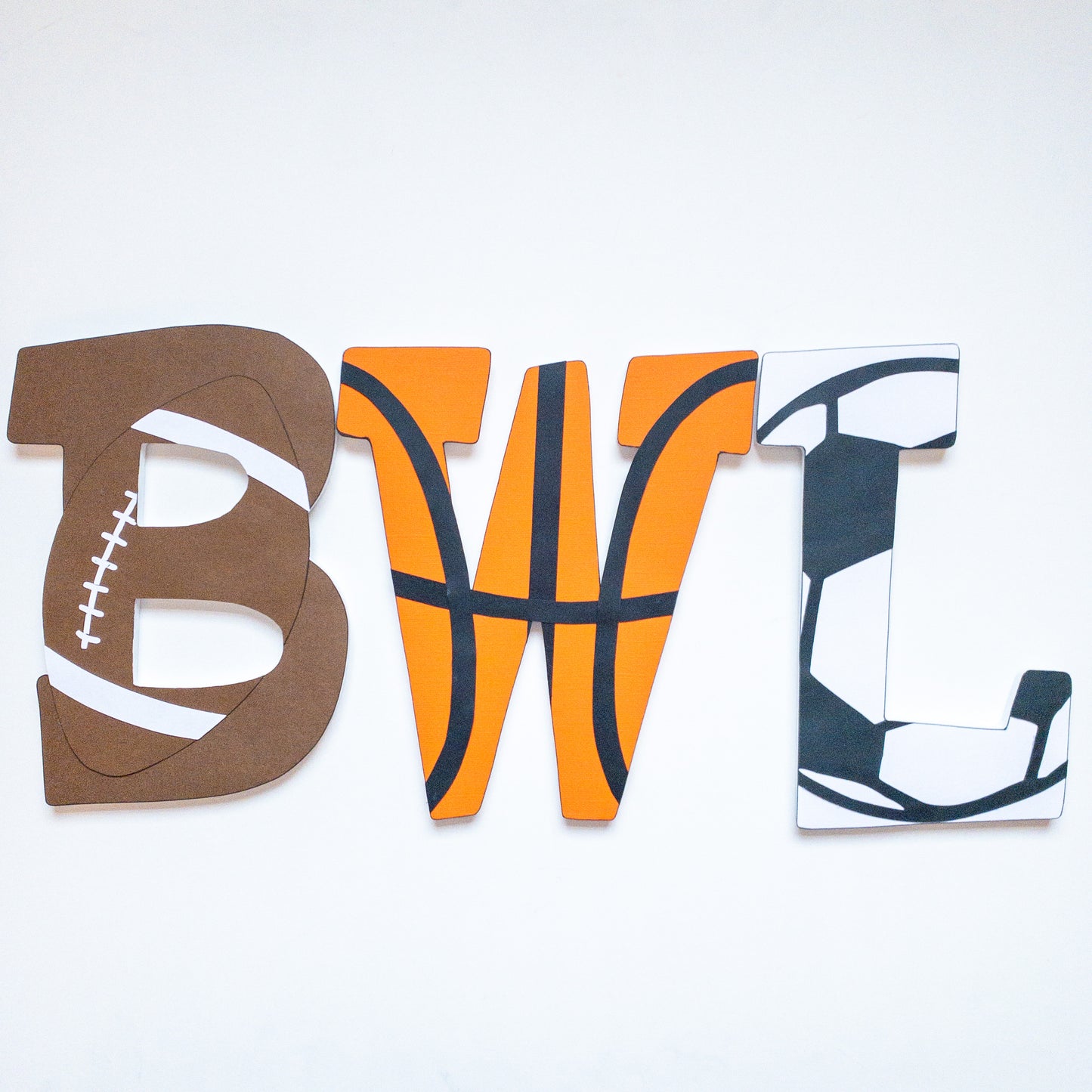 Sports Custom Wood Letters