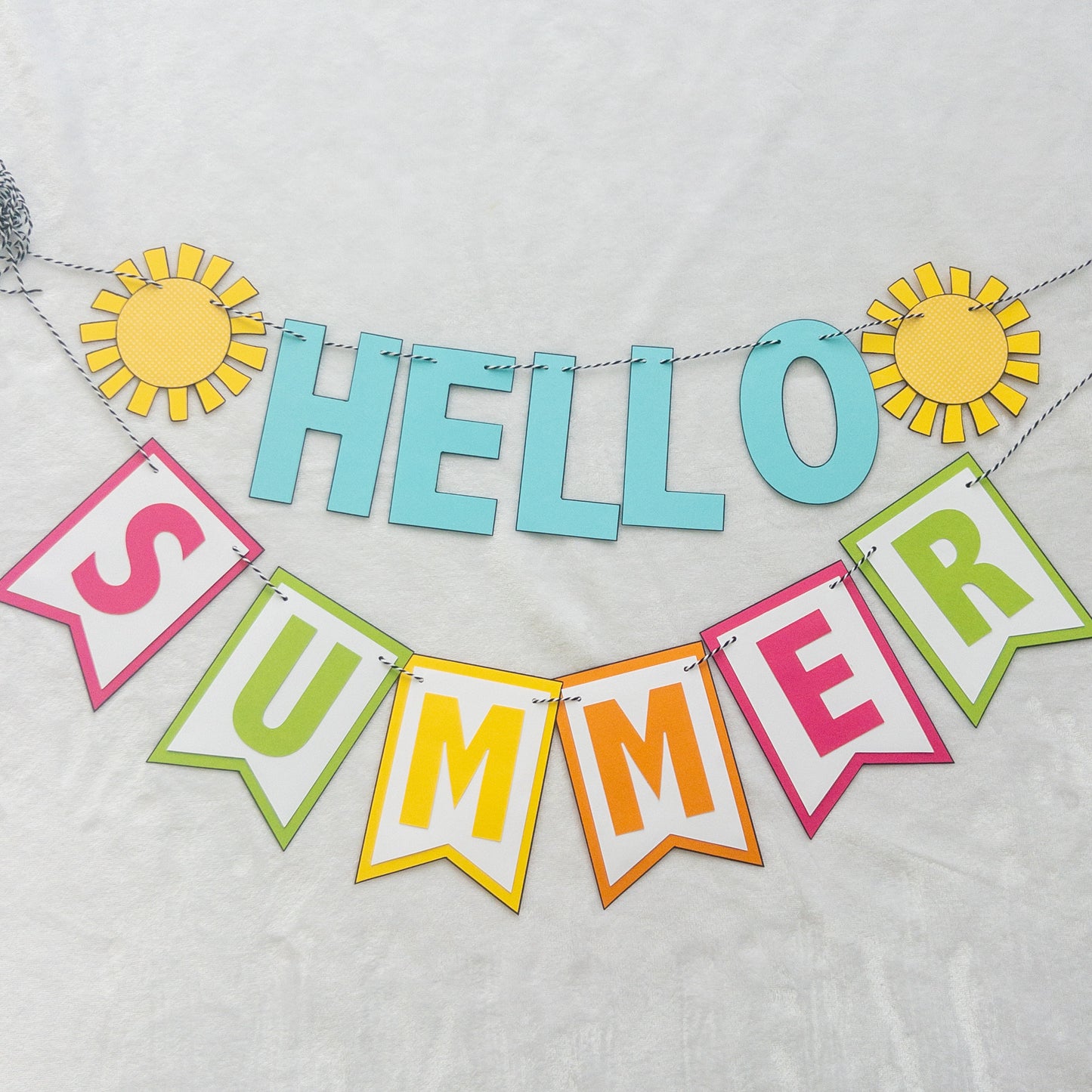 Hello Summer Paper Banner