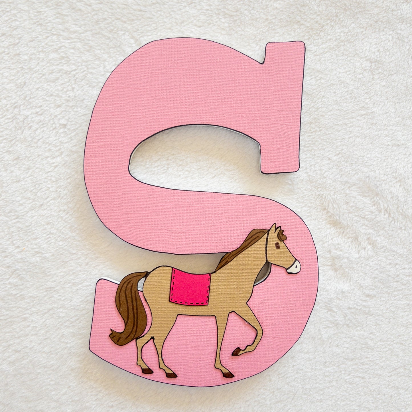 Equestrian Horse Custom Wood Letters