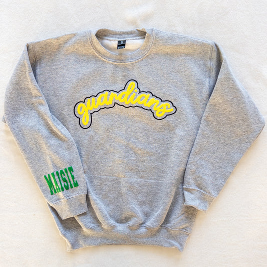 Personalized Team Sweatshirt Outlined Puff Vinyl