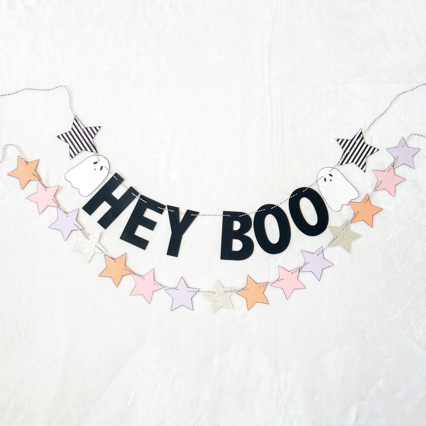 Halloween pink purple pastel banner