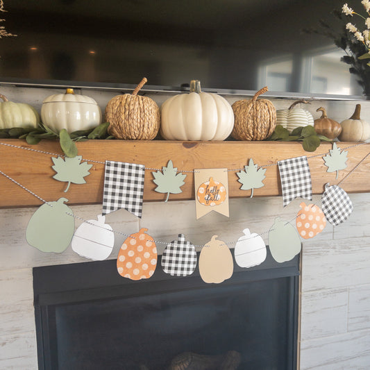 Modern Farmhouse Fall Banner Home Decor