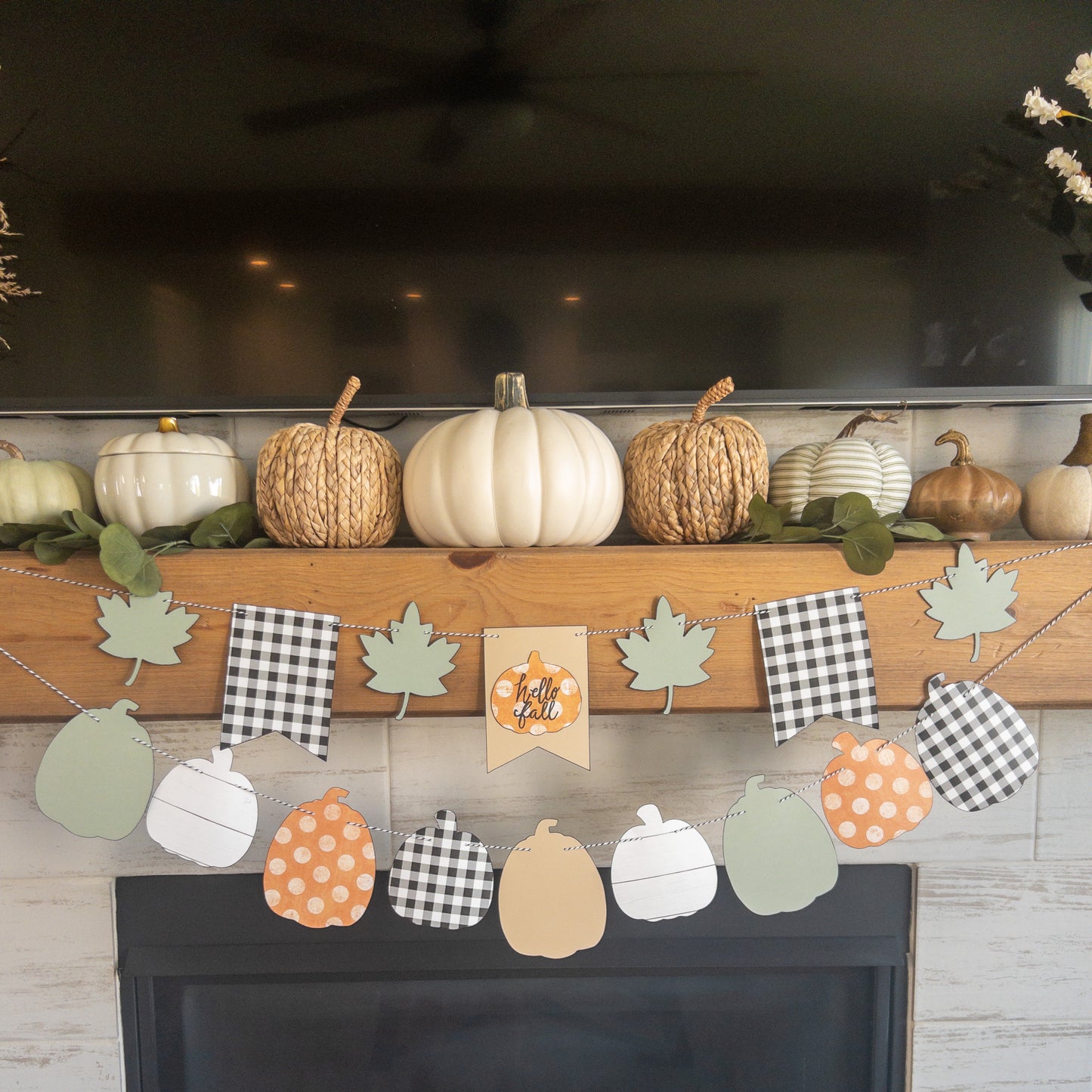 Modern Farmhouse Fall Banner Home Decor