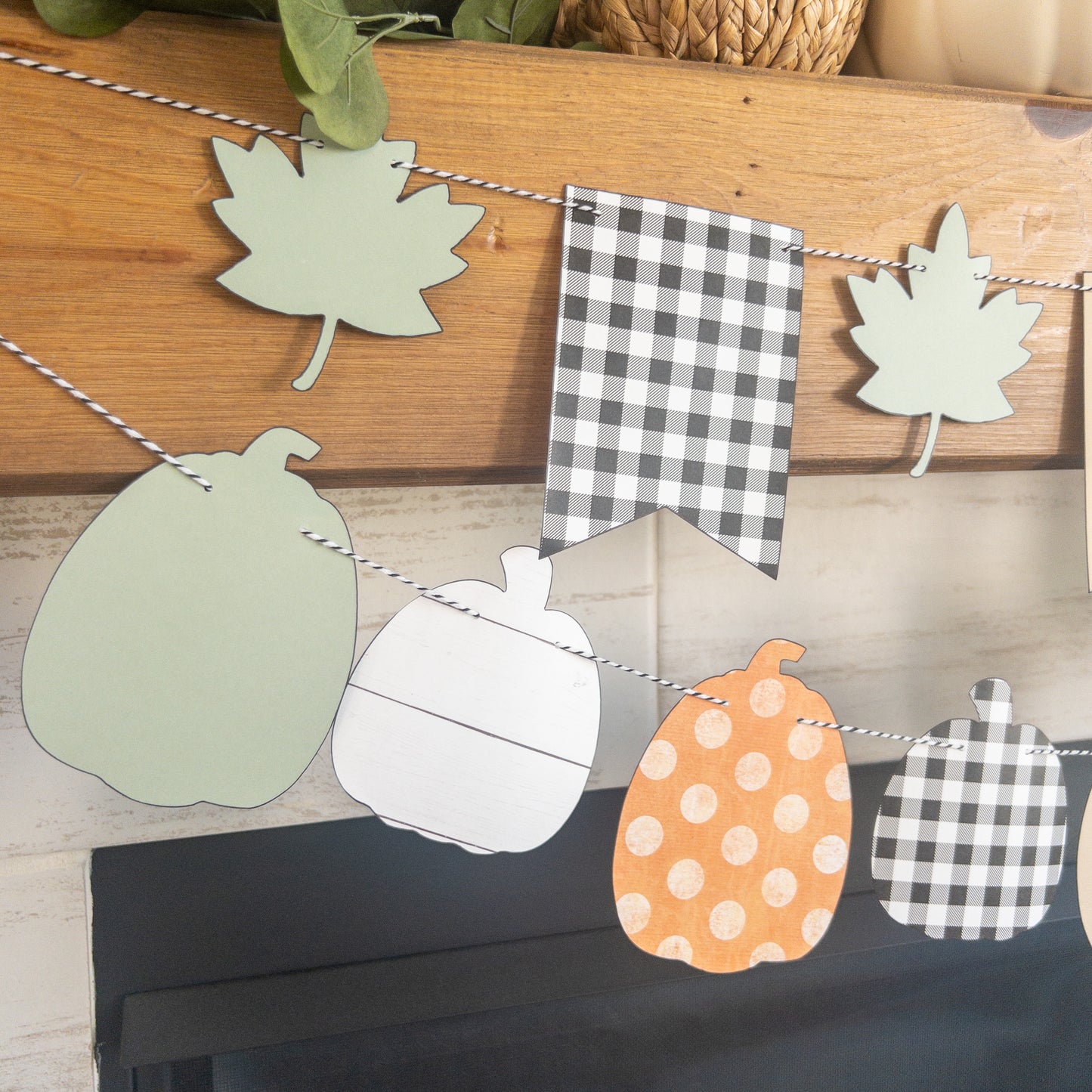 Modern Farmhouse Fall Banner Home Decor