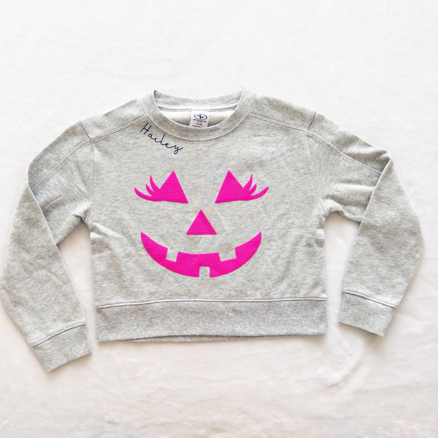 Personalized Girls Halloween Sweatshirt