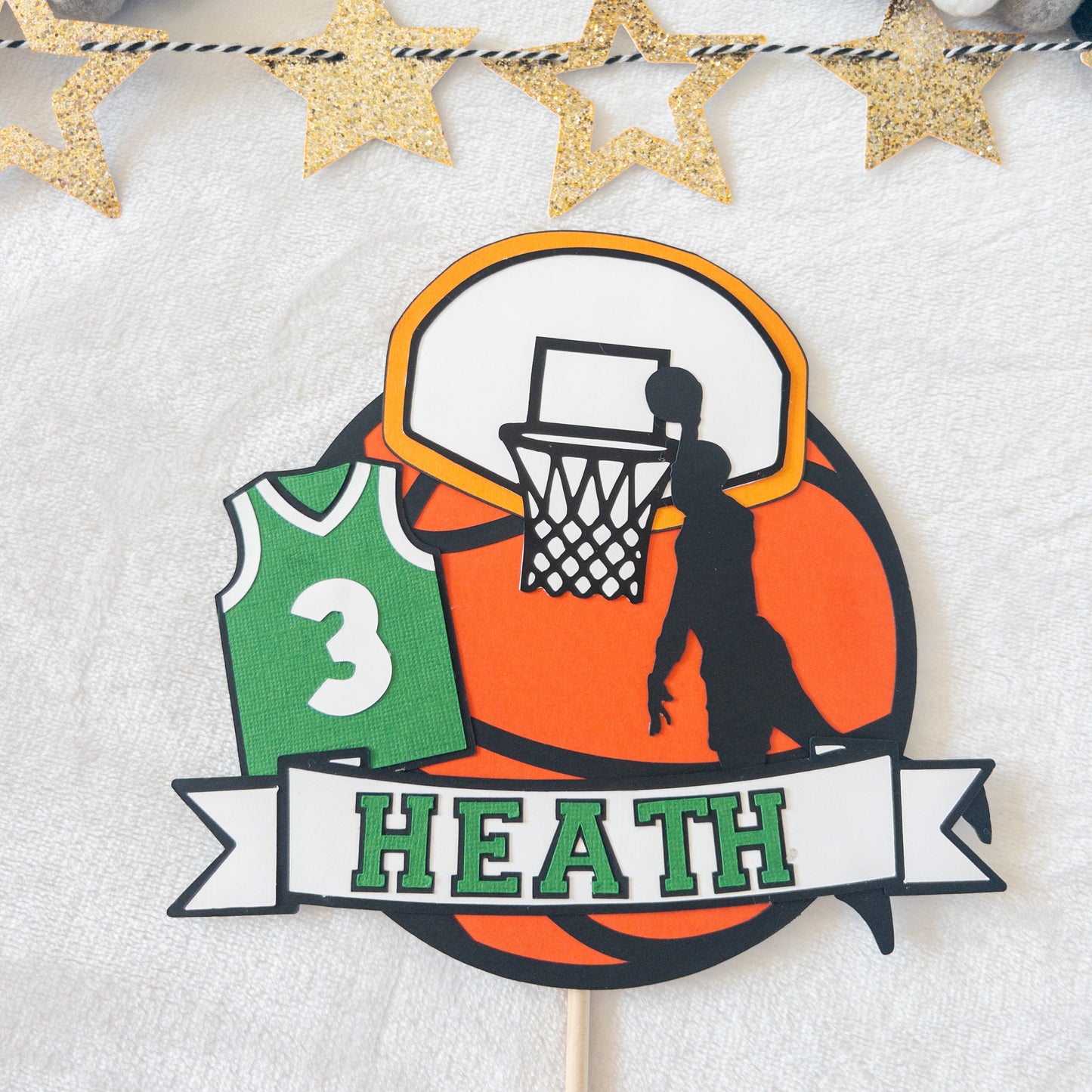 Basketball Cake Topper