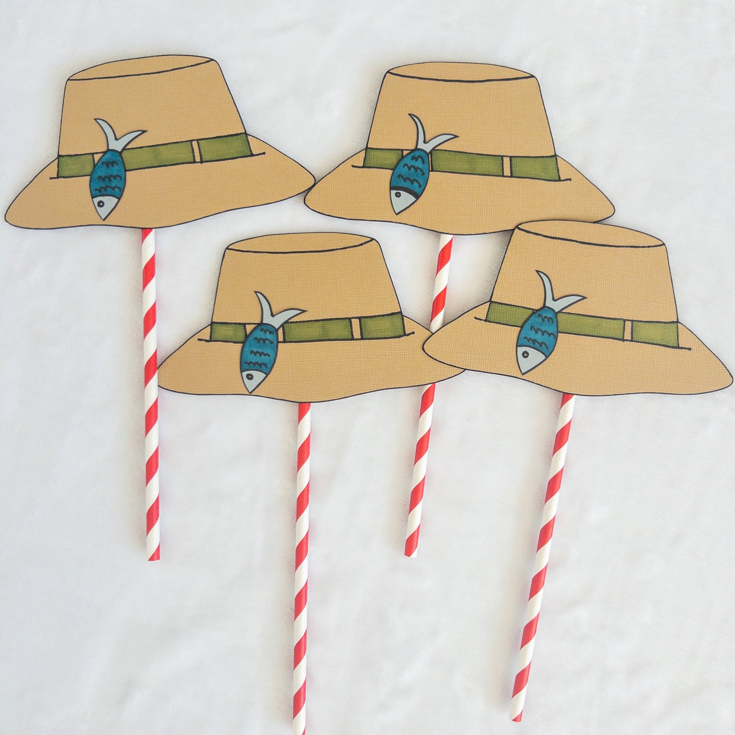 Fishing Themed Birthday Party Table Decor Centerpieces