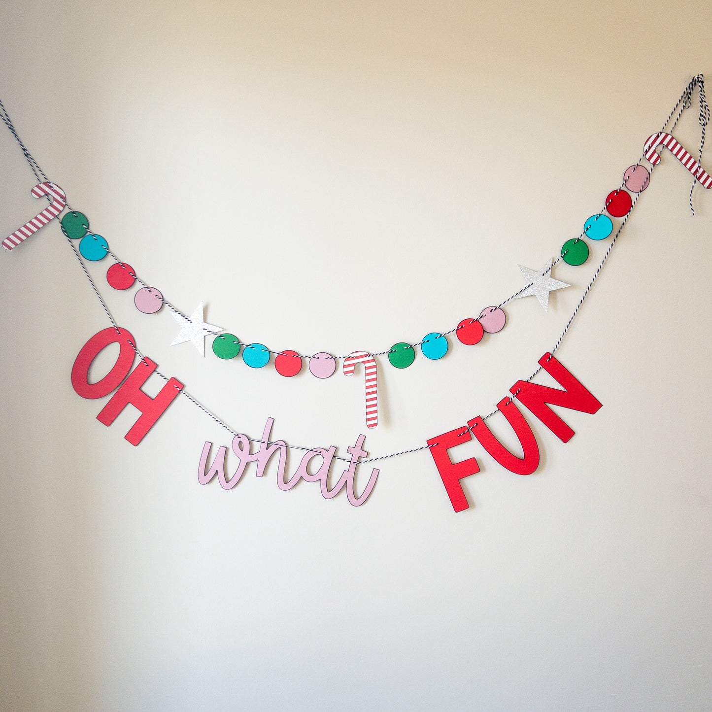 Oh What Fun Holiday Party Decor Banner