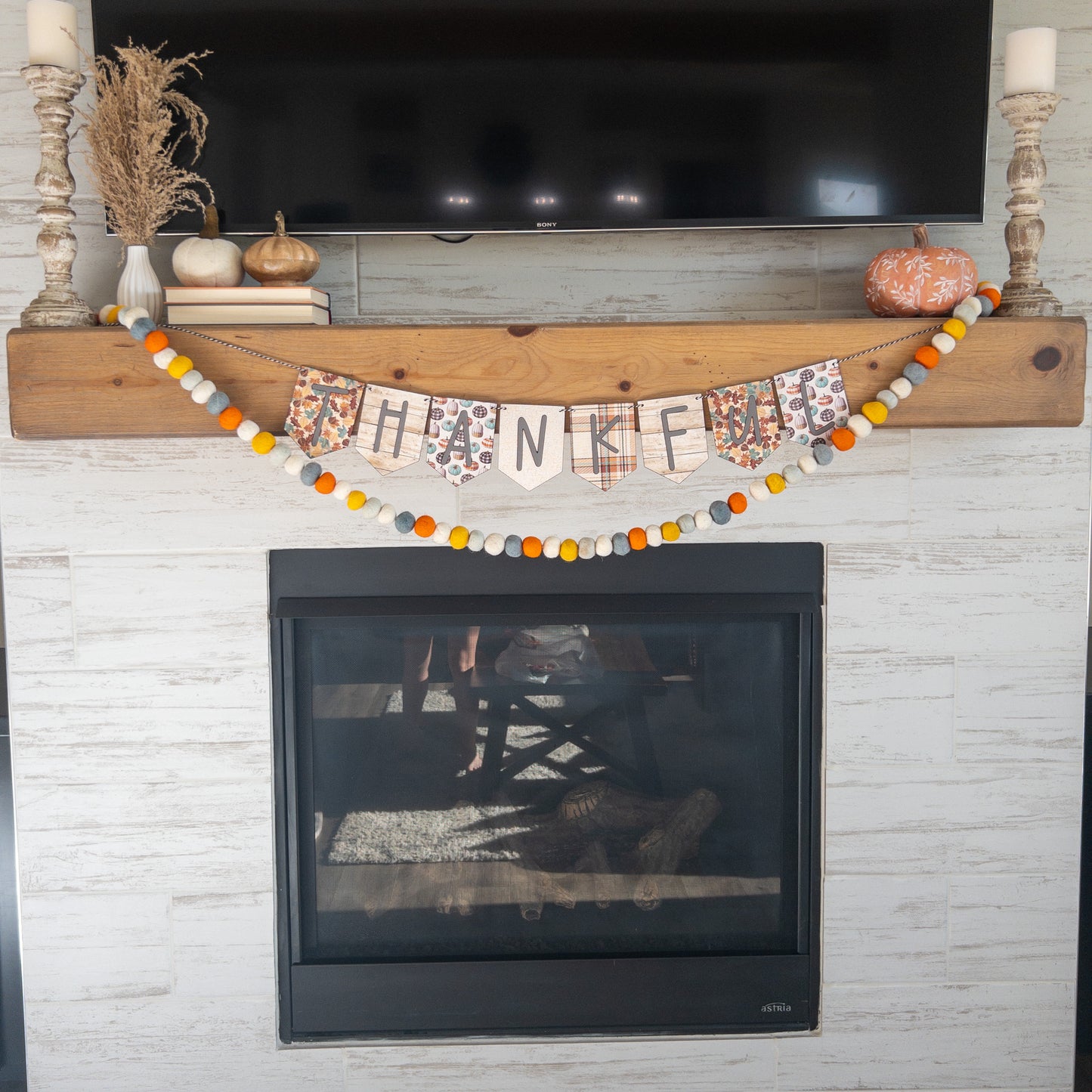 Thanksgiving Fall Banner Home Decor