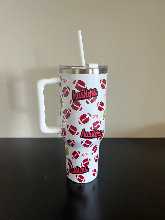 GBR Nebraska Football 40oz Tumbler