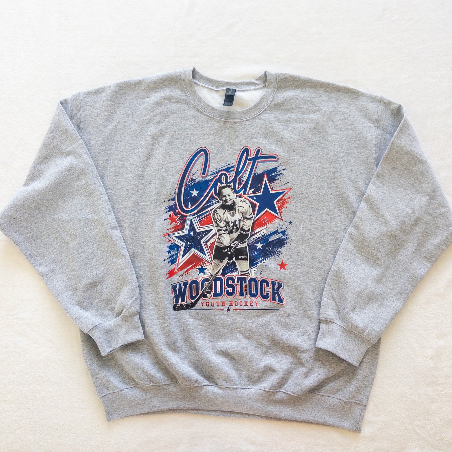 Custom Team Spirit Sweatshirt Personalized for Your Athlete
