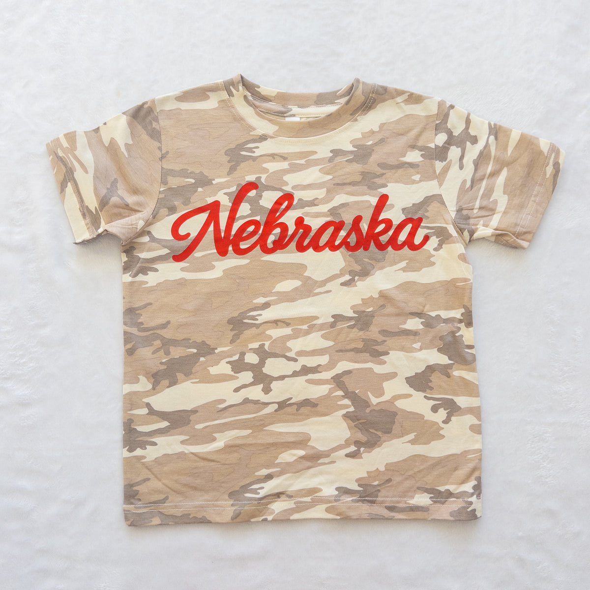 Nebraska Youth Camo T-Shirt