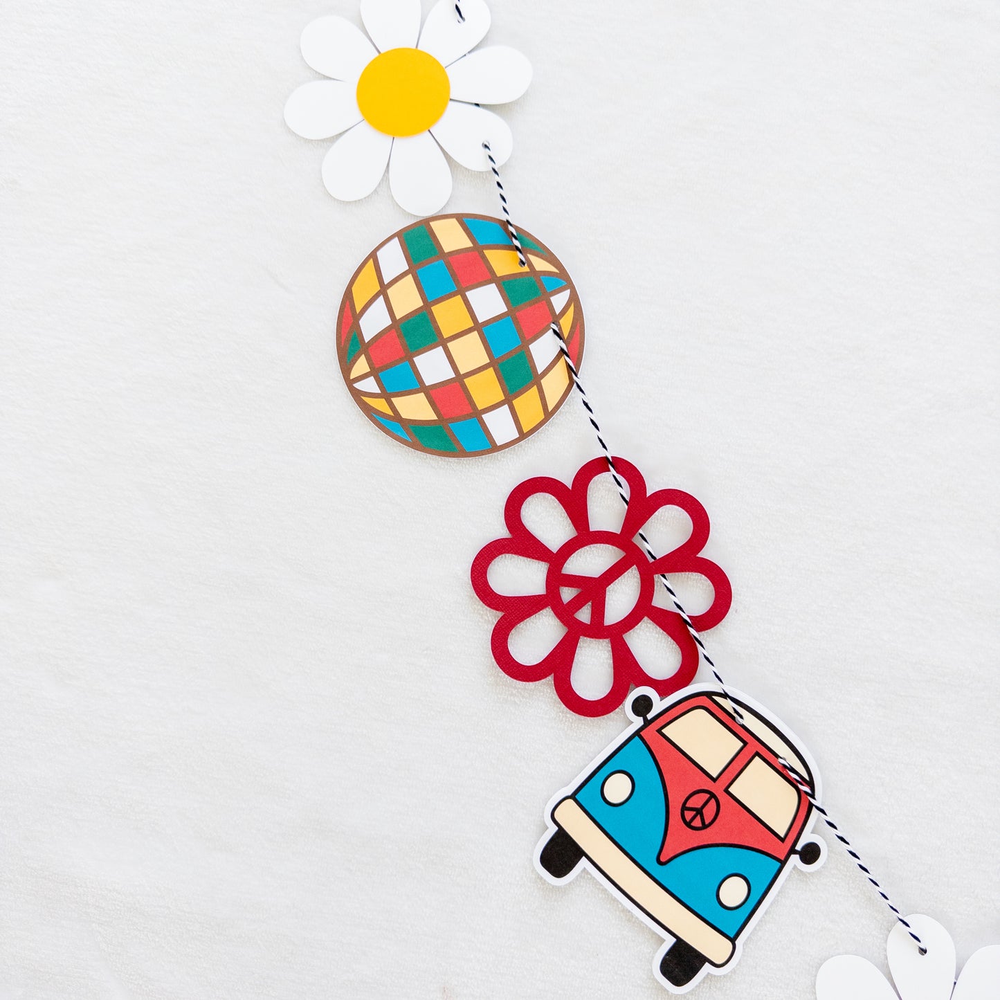 Retro 70’s Themed Party Banner