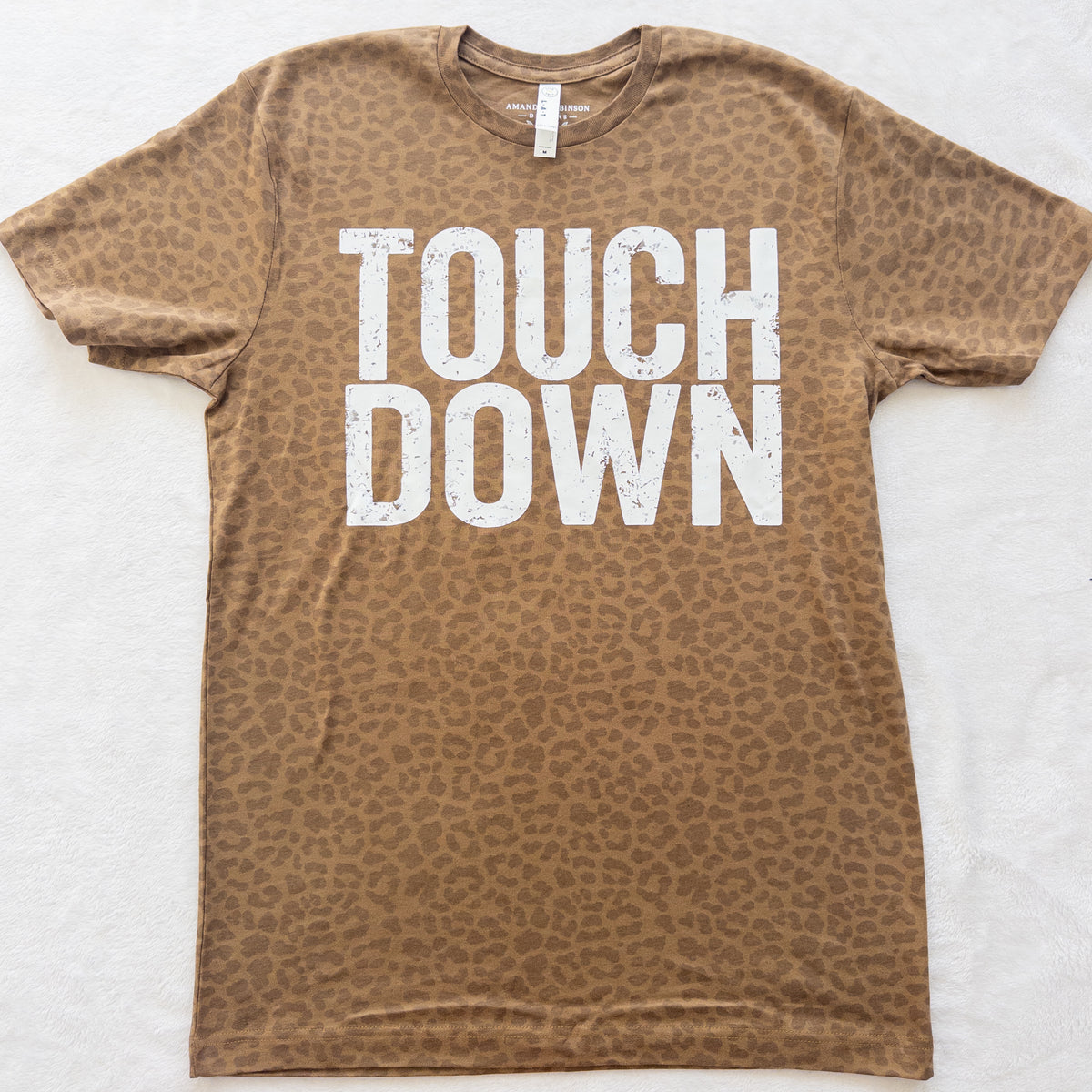 Touch Down Leopard Print T-Shirt