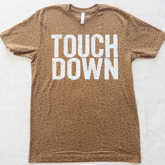 Touch Down Leopard Print T-Shirt