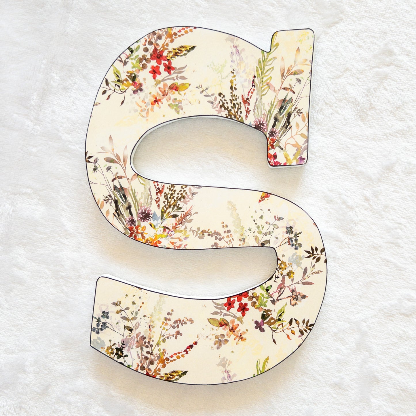 Wildflower Custom Wood Letters