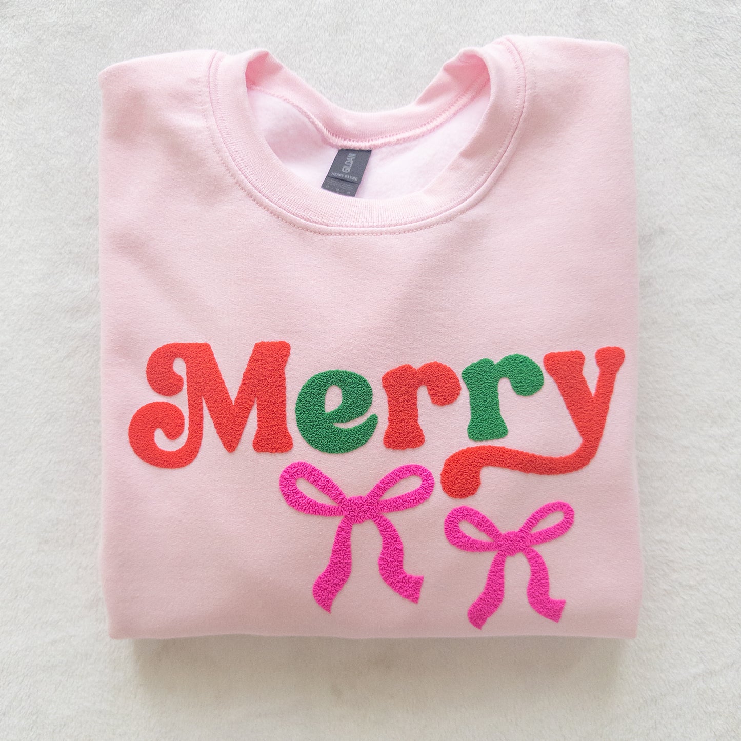 Pink Merry Christmas sweatshirt ￼
