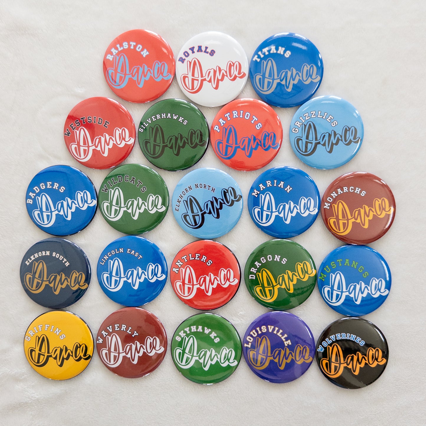 Custom 3" Personalized Statement Pin – Backpack, Jacket, Purse Accessory