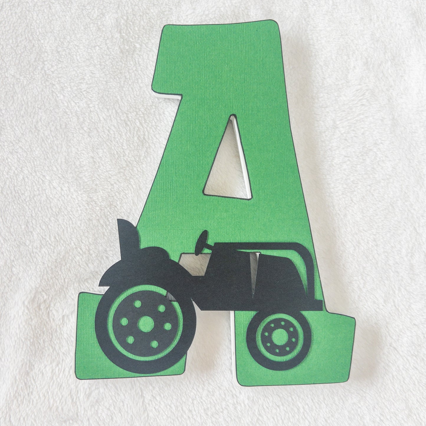 Farmer Tractor Animals Custom Wood Letters