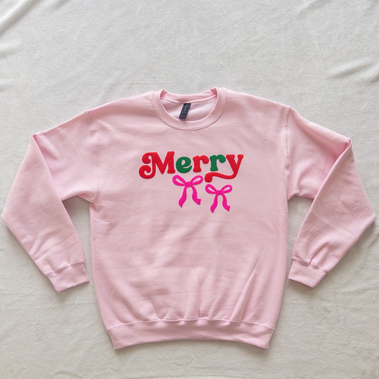 Pink Merry Christmas sweatshirt ￼