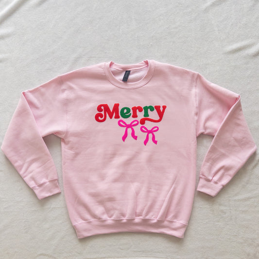 Pink Merry Christmas sweatshirt ￼