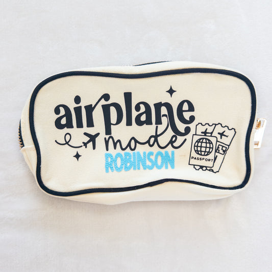 Personalized Canvas Passport Pouch