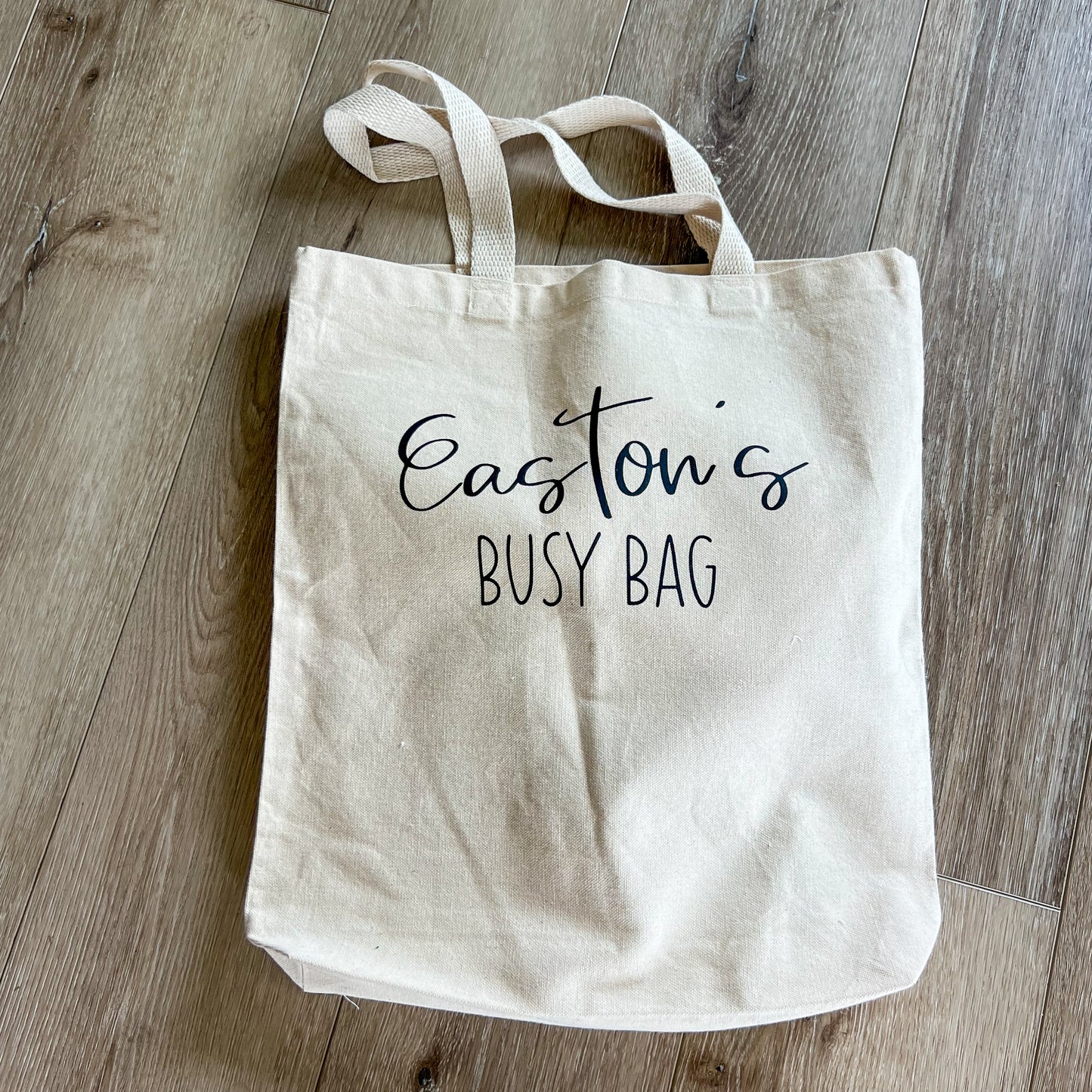 Personalized Canvas Busy Bag