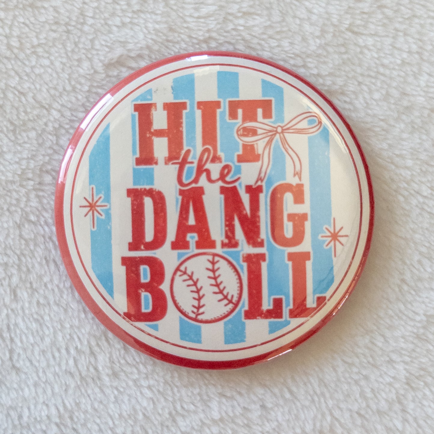 Custom 3" Personalized Statement Pin – Backpack, Jacket, Purse Accessory